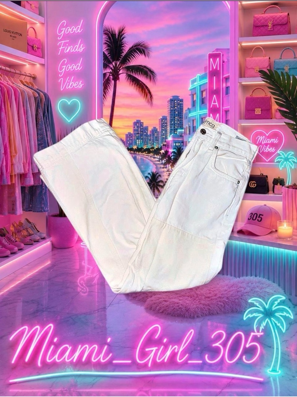 Etica White Women’s Jeans - Wide-Leg Size 24 Boho Fairy Cottagecore Girlhoodcore